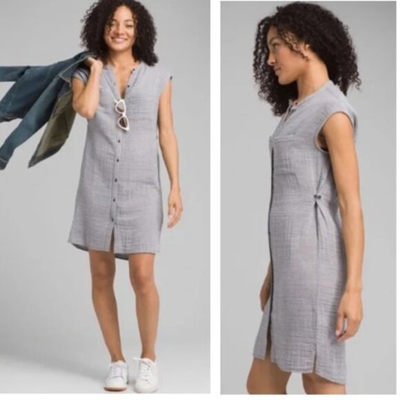 Prana Dresses & Skirts - Women's Dress in Light Blue and Pink